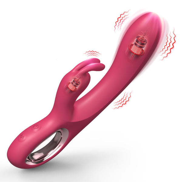 G spot Konijn Vibrator met Dubbele Motoren