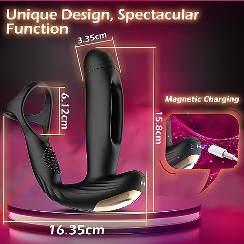 Prostaatmassager met 10 fladder- en trilstanden