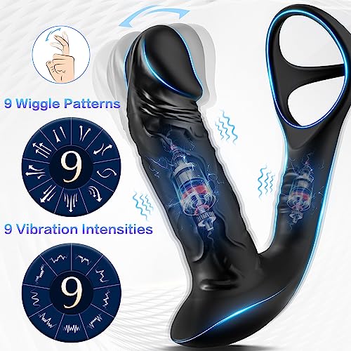 Prostaatmassager met 9 vibratiestanden & wiebelbewegingen