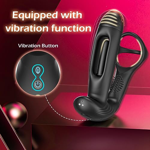 Prostaatmassager met 10 fladder- en trilstanden