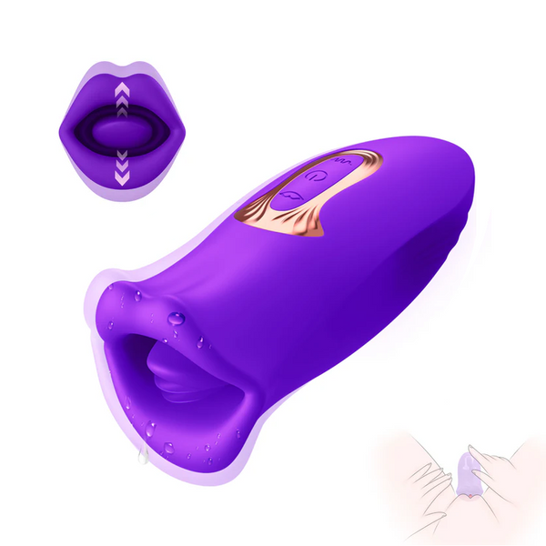 Clitorale Vibrator met Kussende Lippen & Trillende Tong