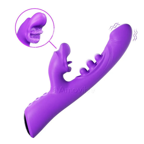 Kissing & Triple-Tap Vibrator – Clit- & G-Spot Stimulatie