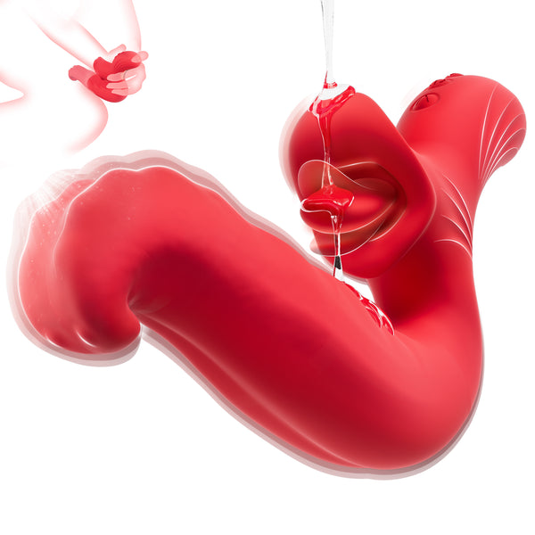 Roterende Tong Vibrator – 10 Intense Modi voor Clitoris- en Tepelspel