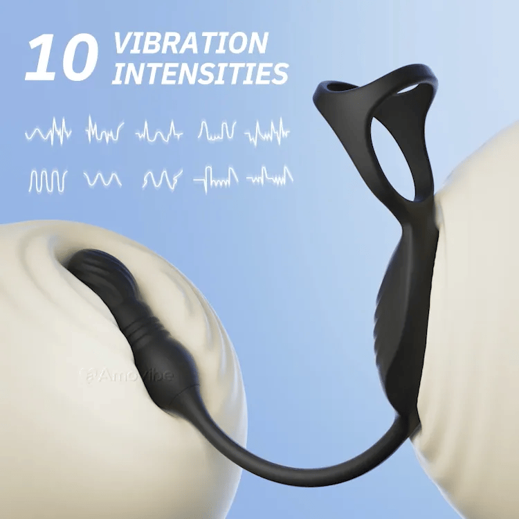 Afstandsbediende Prostaat Massager met 10 Trillingsfuncties