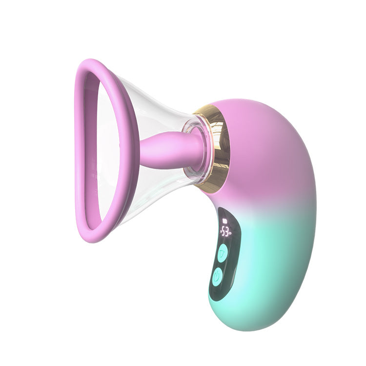 5-in-1 Vibrator met Zuigen, Likken en LCD-bediening