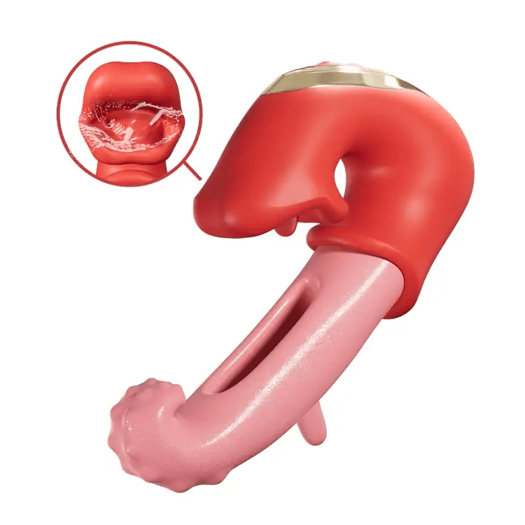 Clitorale klapperende vibrator – waterdicht met lik- en plagerijmodi