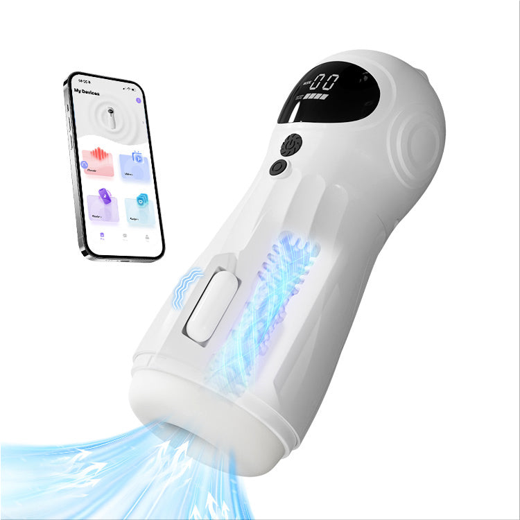Automatische Mannen Masturbator – Zuiging & Trilling, App-bediening