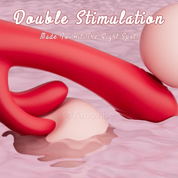 G-spot Tikkende Vibrator met Clitoris Massage & Vibratie