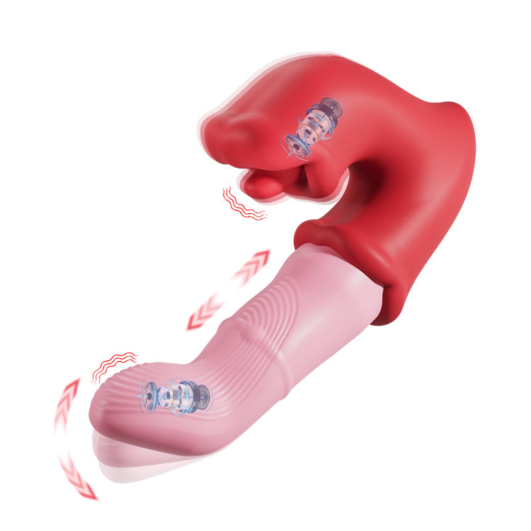 G-Spot & Clitoris Vibrator – Tong Tong Actie, Waterdicht