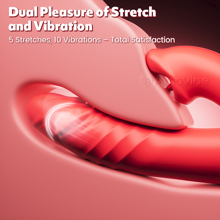 Dynamische Bliss Wave - G-Spot Stimulator met Stretch- en Vibratiefuncties