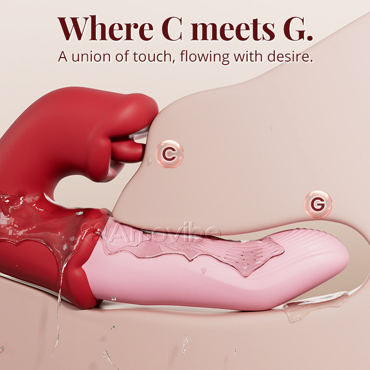 G-Spot & Clitoris Vibrator – Tong Tong Actie, Waterdicht