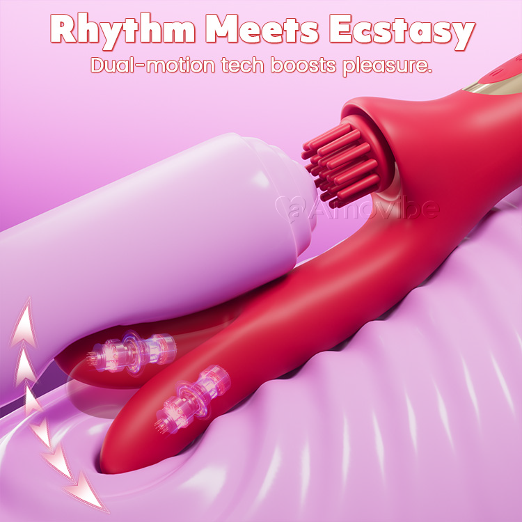 Sensuele Come-Hither Konijn Vibrator met Kietelende Vibratie