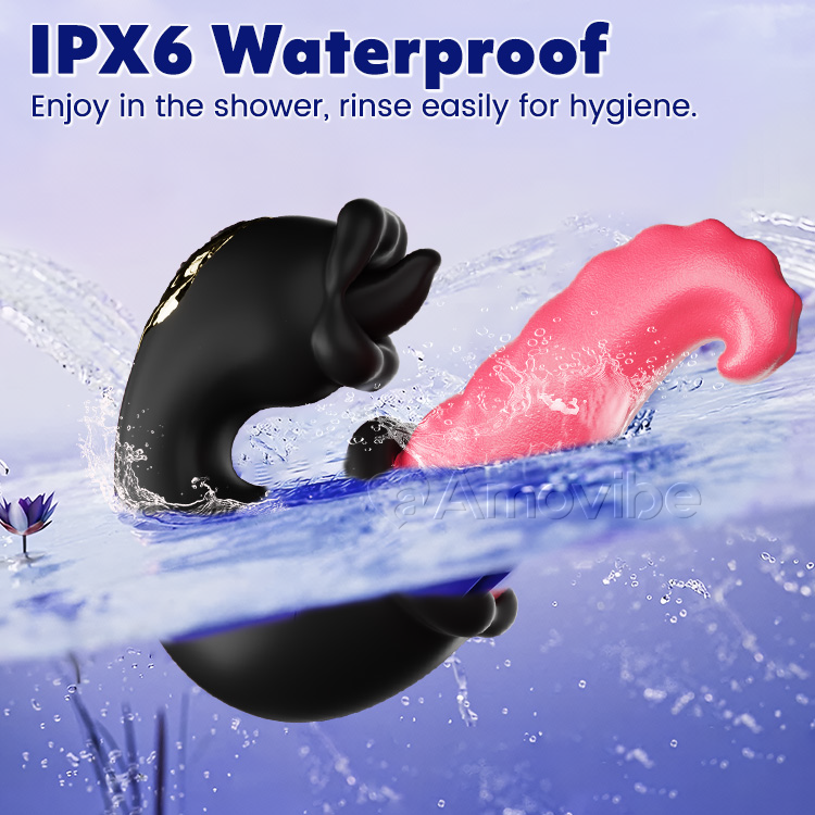 Stotende & Likken G-Spot Vibrator met Dubbel Roosontwerp