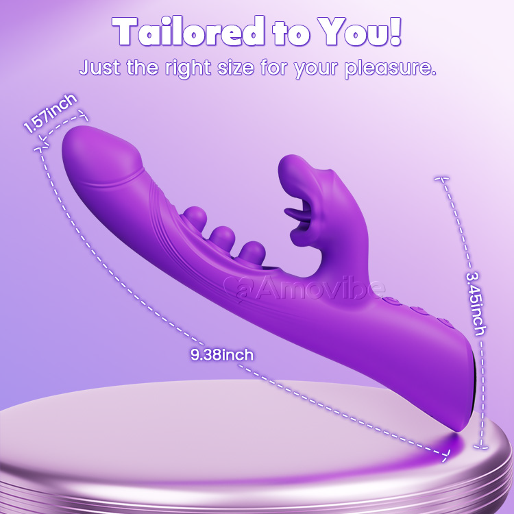 Kissing & Triple-Tap Vibrator – Clit- & G-Spot Stimulatie