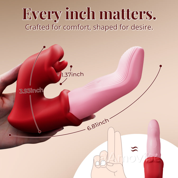 G-Spot & Clitoris Vibrator – Tong Tong Actie, Waterdicht