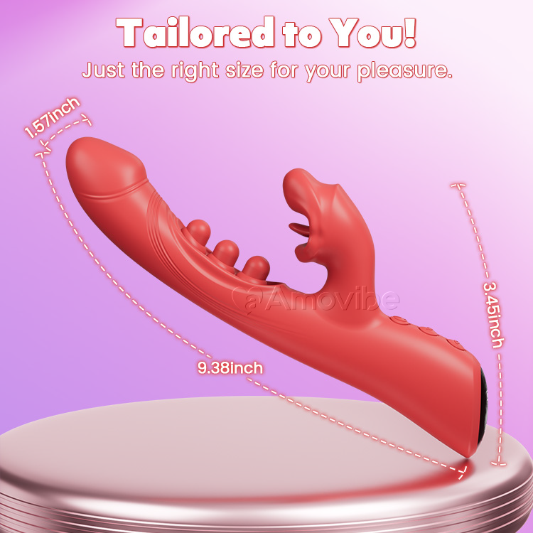 Kissing & Triple-Tap Vibrator – Clit- & G-Spot Stimulatie