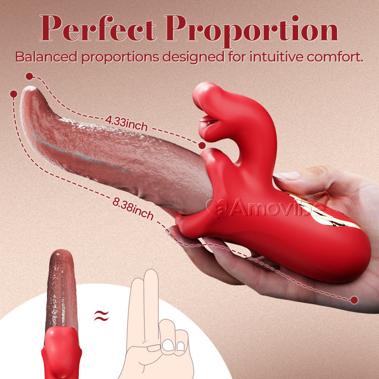 Oscillerende Tong Vibrator – Prikkelende & Wiebelende Stimulatie
