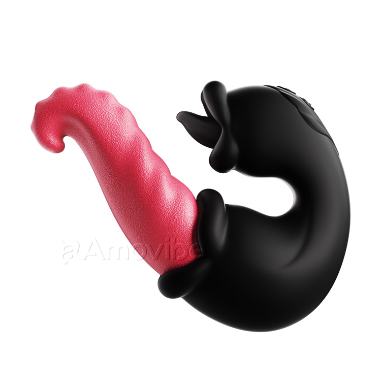 Stotende & Likken G-Spot Vibrator met Dubbel Roosontwerp