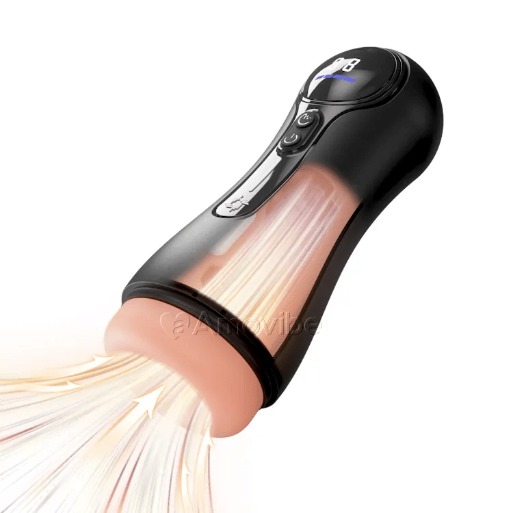 Auto mannelijke masturbator – 4 zuigingen, 9 vibraties, LED-display