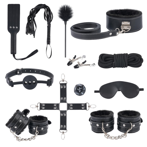 BDSM Bondage Set – 12-delige boeien set voor erotische rollenspellen & controle